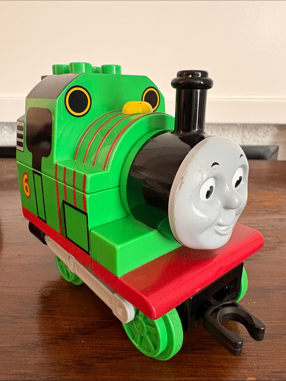 LEGOS Duplo x THOMAS THE TRAIN Percy Number 6 Train Toy